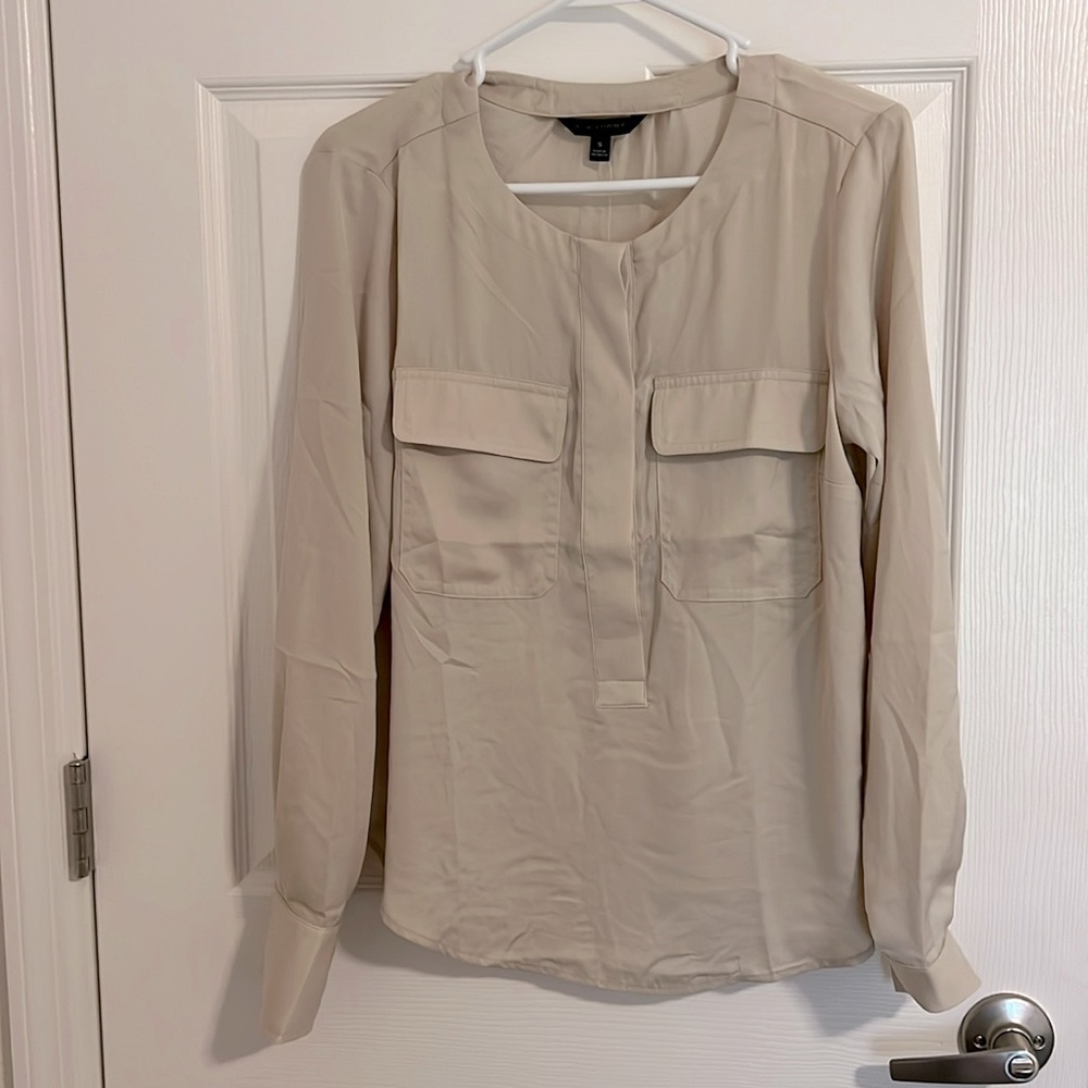 Banana Republic Factory | Double Pocket Long Sleeve Blouse
